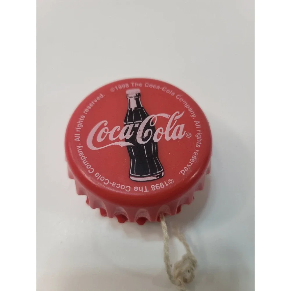 1998‎ Coca Cola Yo Yo Bottle Cap Collectible Toy Red